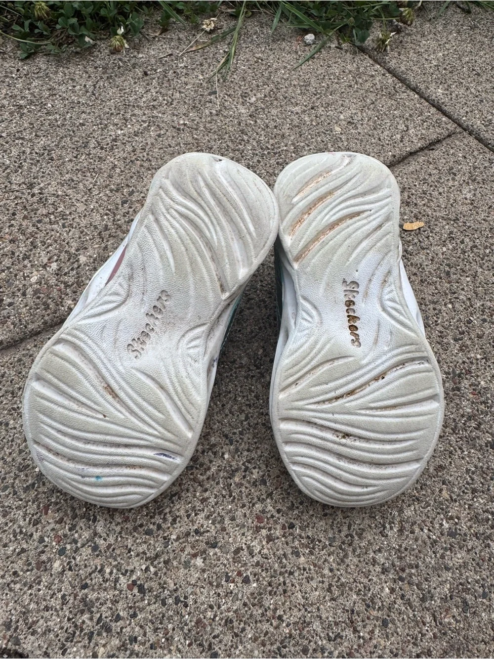 Skechers Kids Light up Sneakers with Teal, Pink & Orange Accents